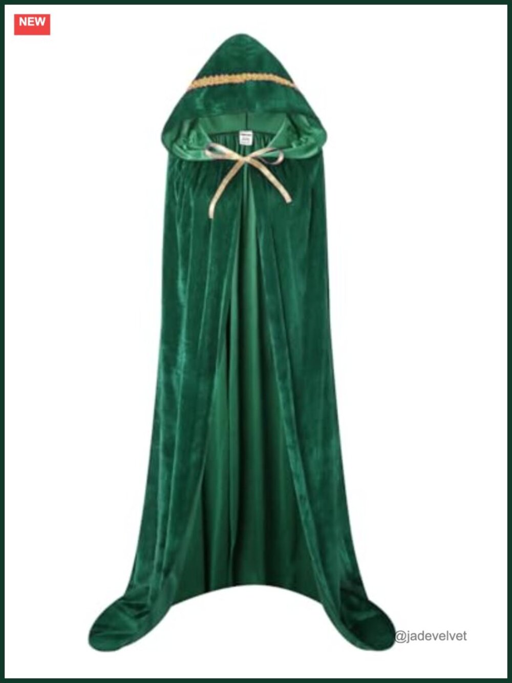 Unisex Full Length Hooded Velvet Cape Cosplay Cloak 59 inch